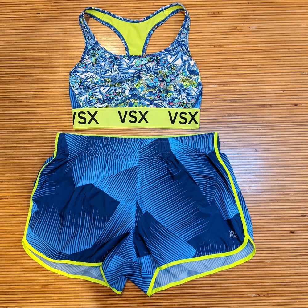 Victoria's Secret VSX  (Matching Sport Bra + Short) - Women , Size: S
